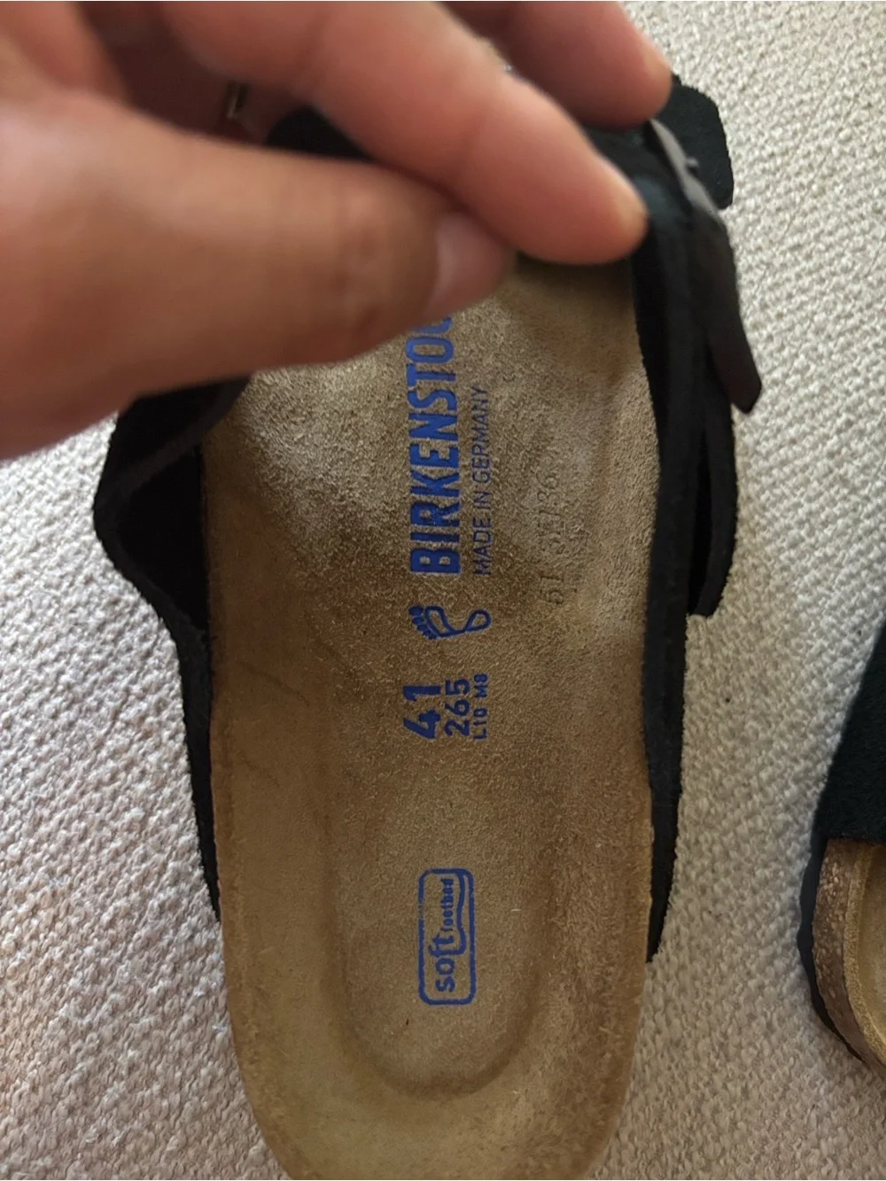 Black  Birkenstock Arizona sandals